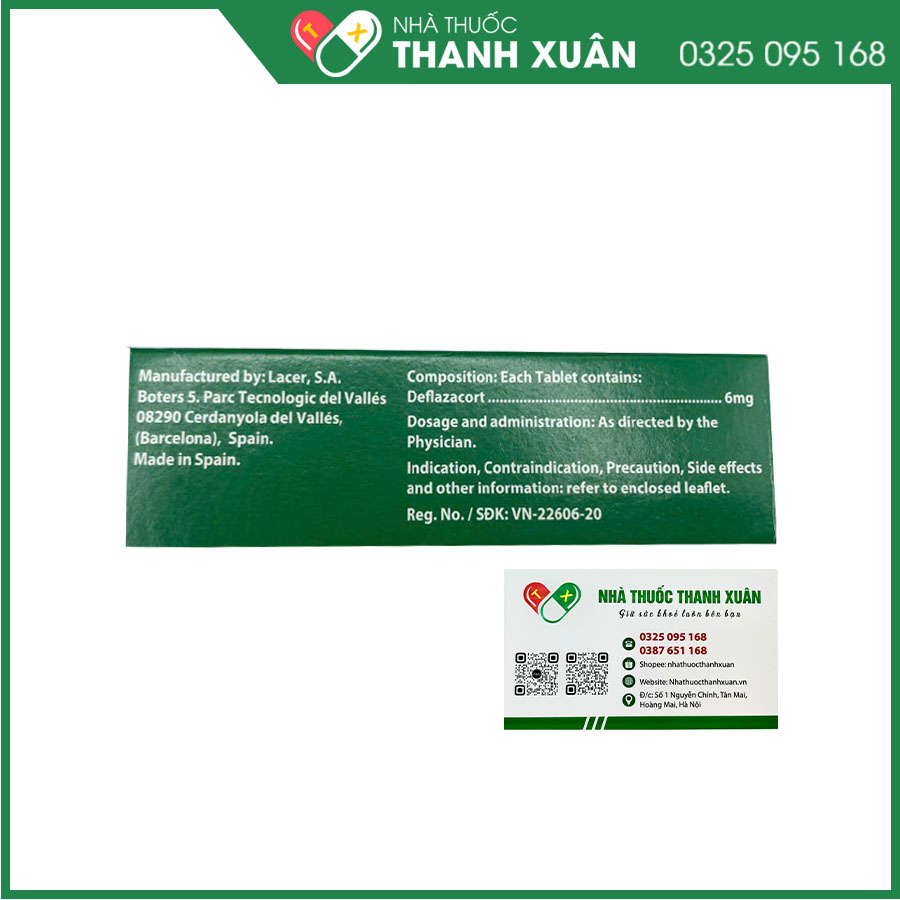 Dezfast 6mg thuốc giảm đau - chống viêm